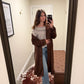 The Montclair Suede Trench Coat