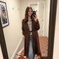The Montclair Suede Trench Coat