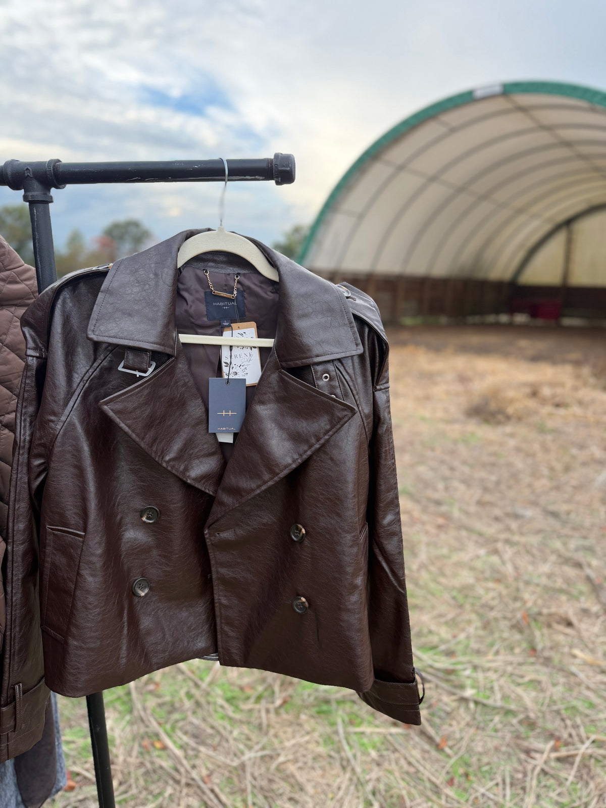 The Harrington Leather-Look Jacket