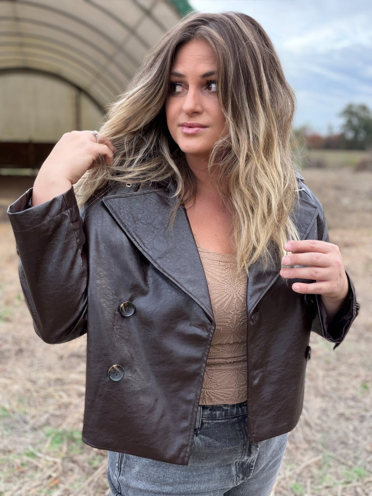 The Harrington Leather-Look Jacket