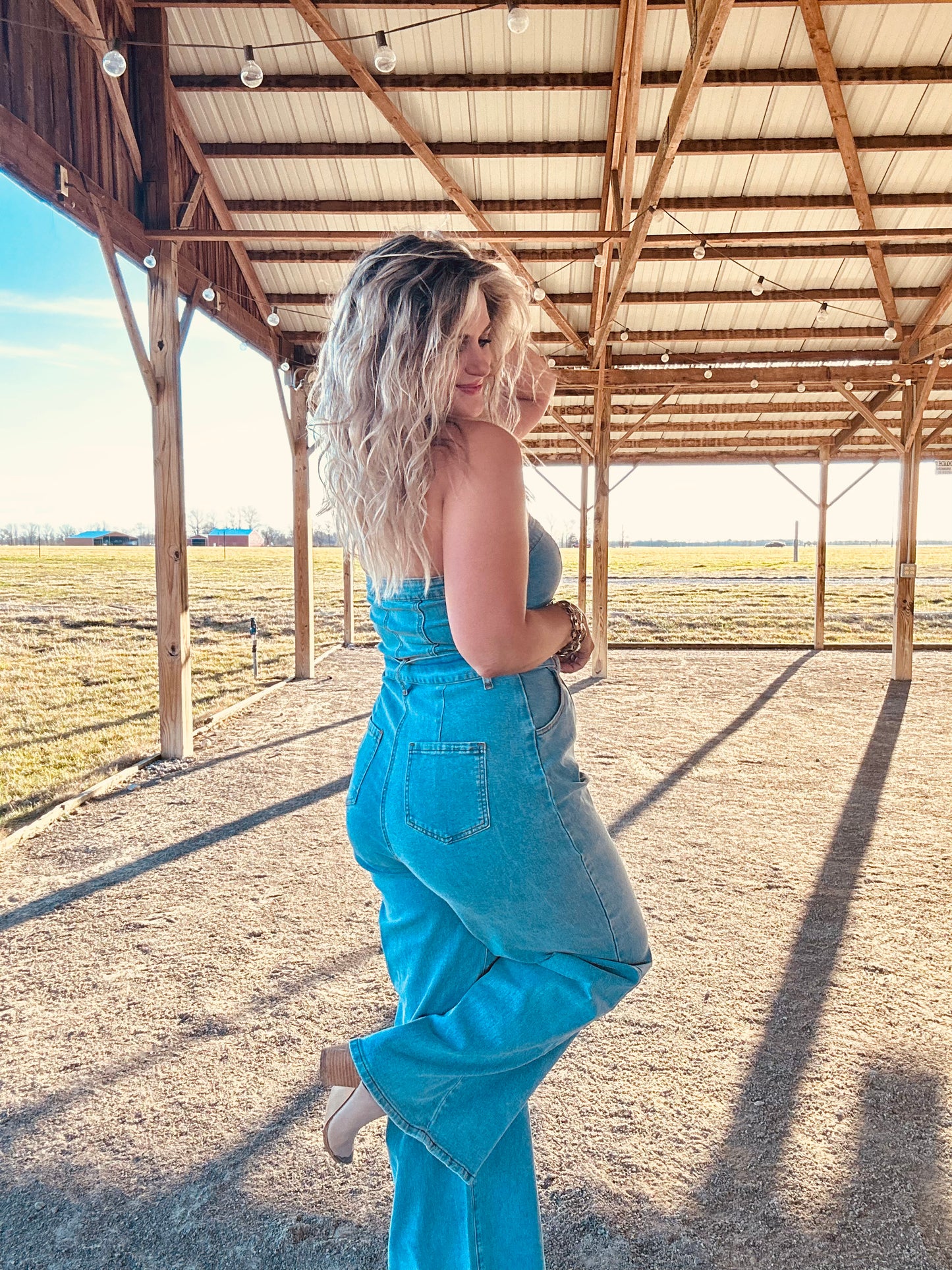 LeAnn’s Denim Jumpsuit