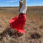 Alesia’s Red Tiered Maxi Skirt