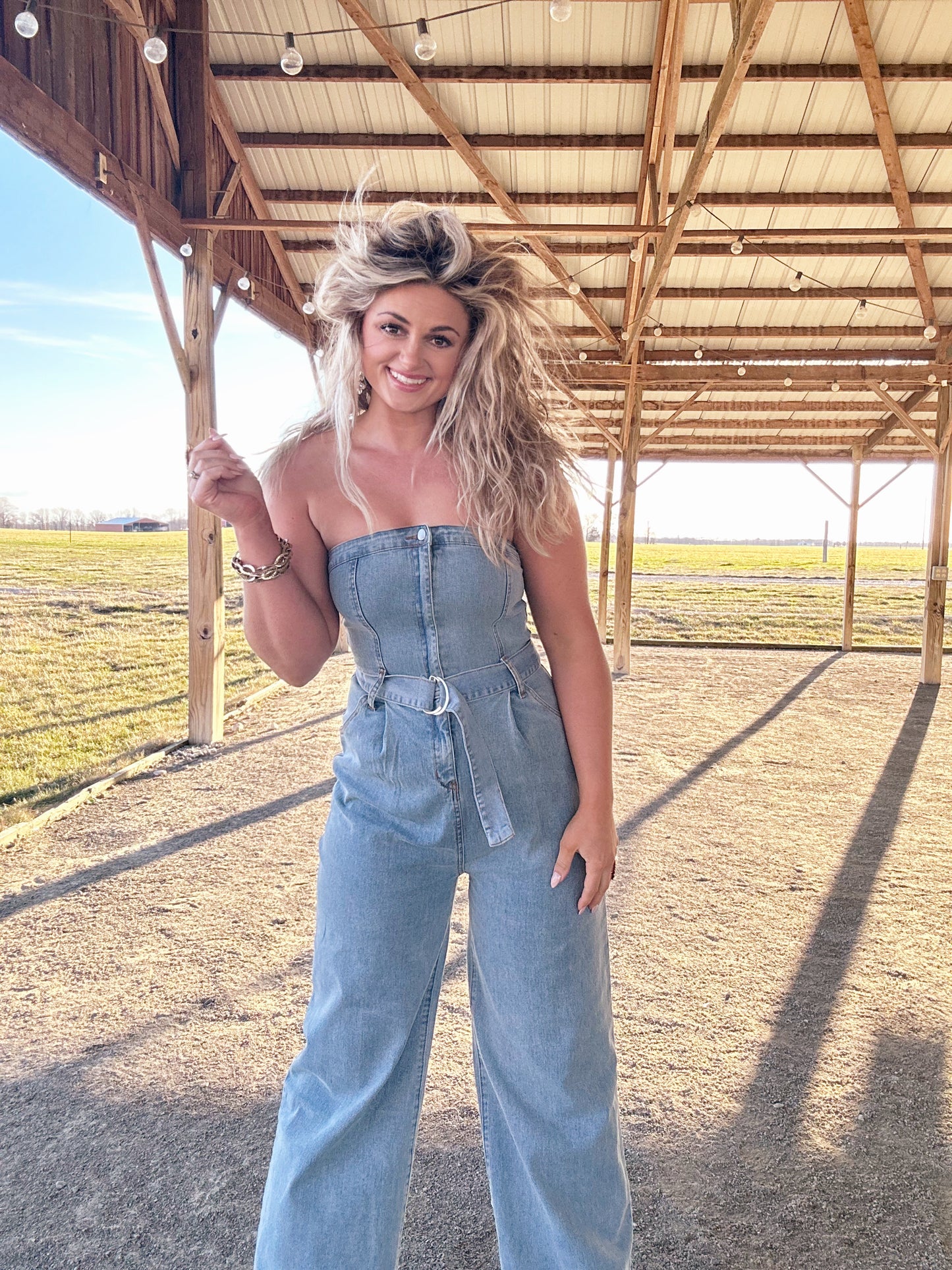 LeAnn’s Denim Jumpsuit