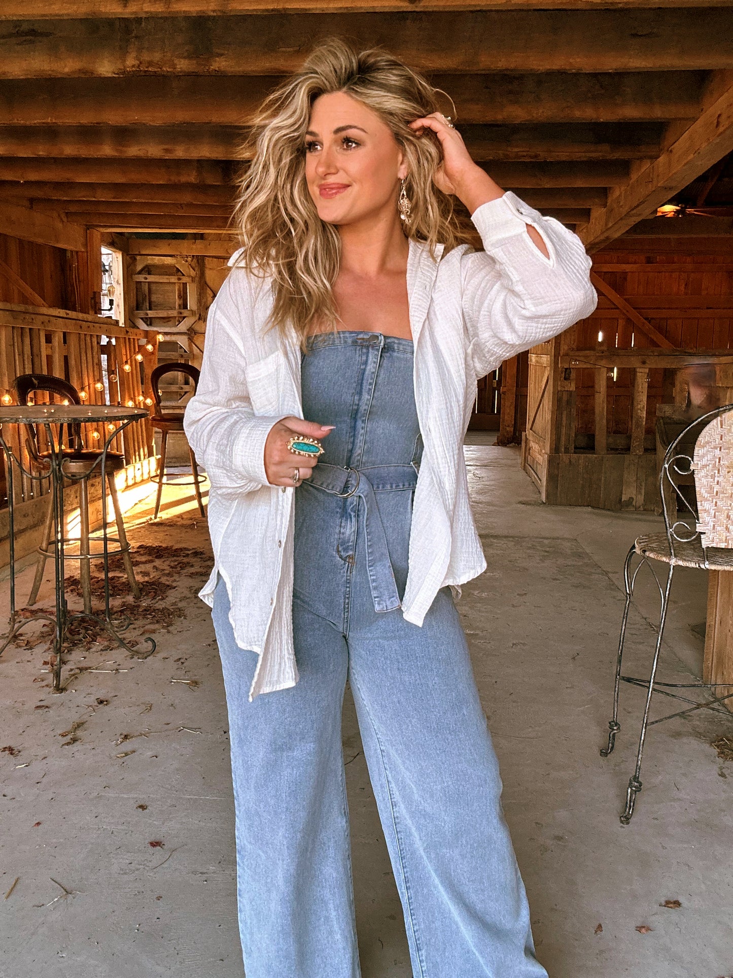 LeAnn’s Denim Jumpsuit