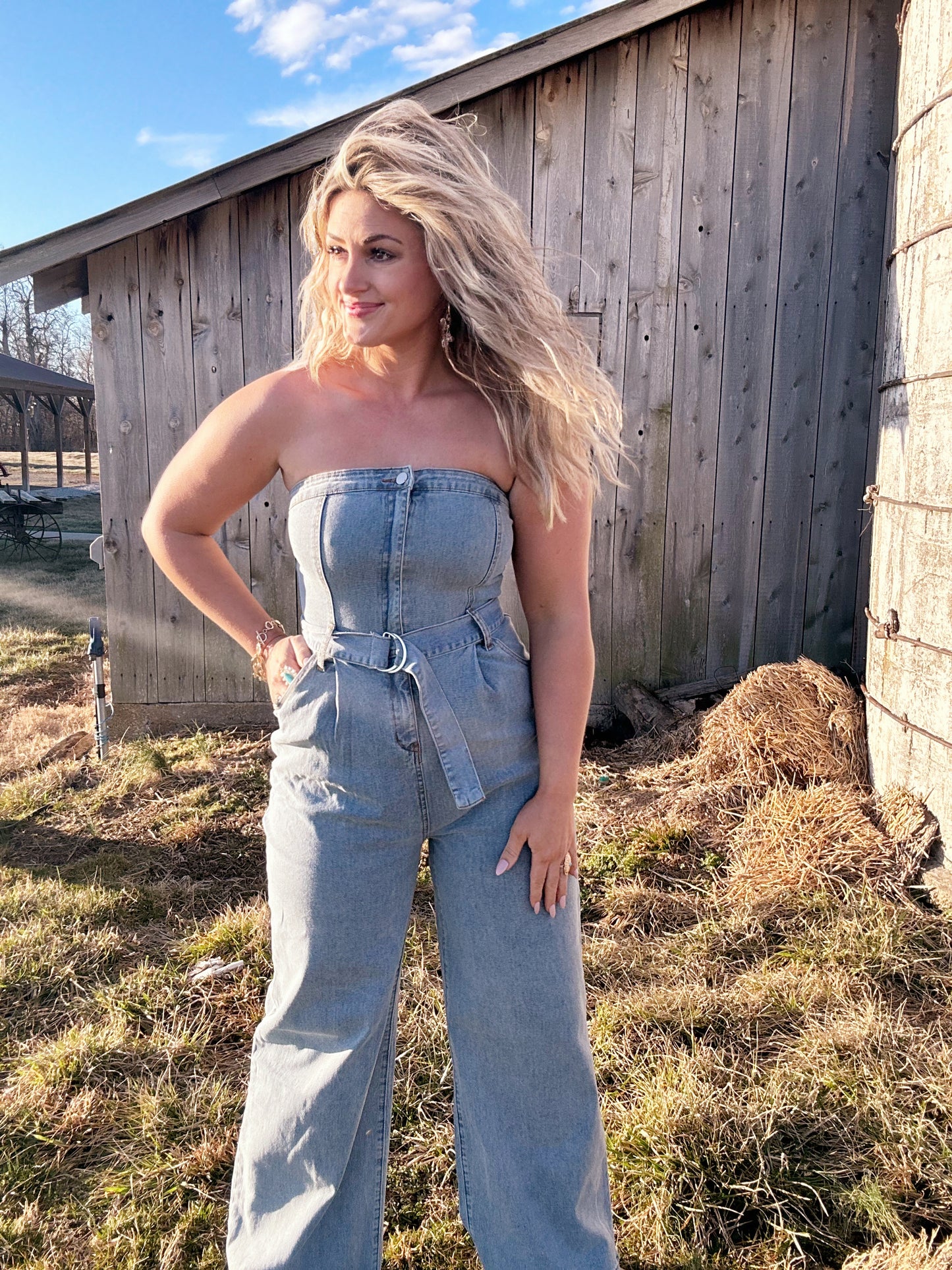 LeAnn’s Denim Jumpsuit